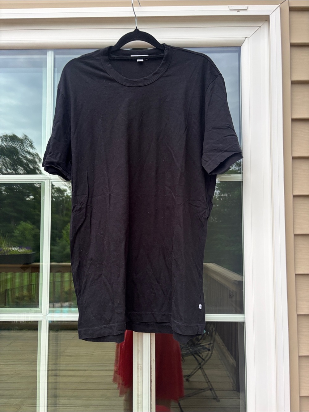 James Perse Black Short Sleeve Crew Neck T-Shirt